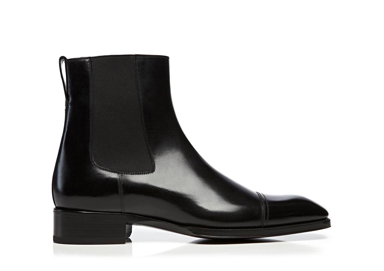 GIANNI LEATHER CAP TOE CHELSEA BOOT image number 0