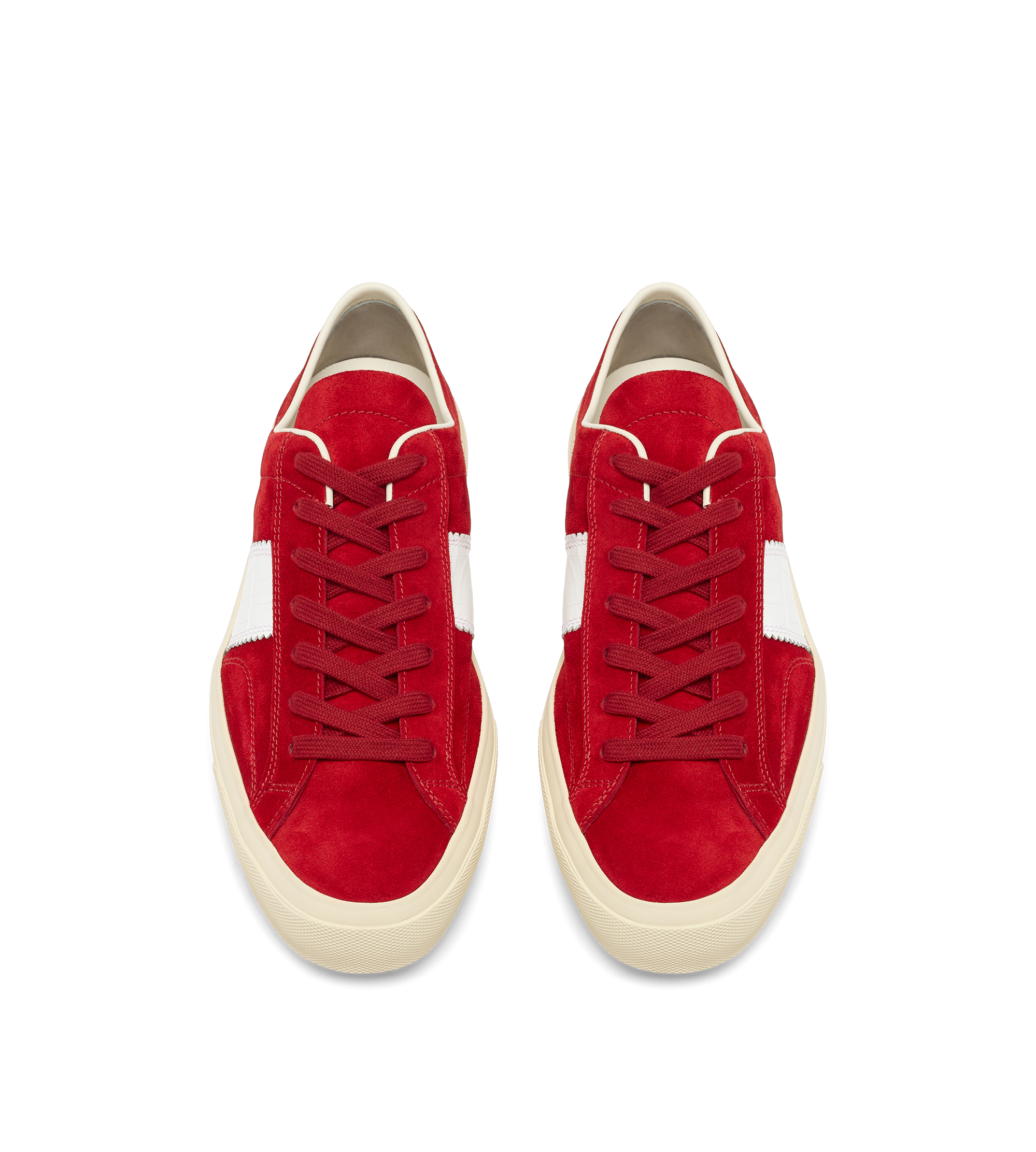 SUEDE AND PRINTED ALLIGATOR CAMBRIDGE SNEAKER | TOM FORD Fashion