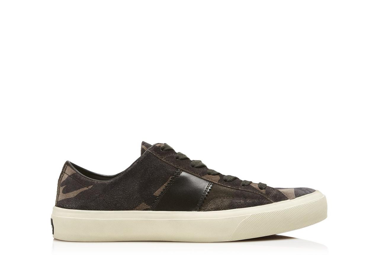 CAMOUFLAGE CAMBRIDGE LACE UP SNEAKERS | Tom Ford Fashion