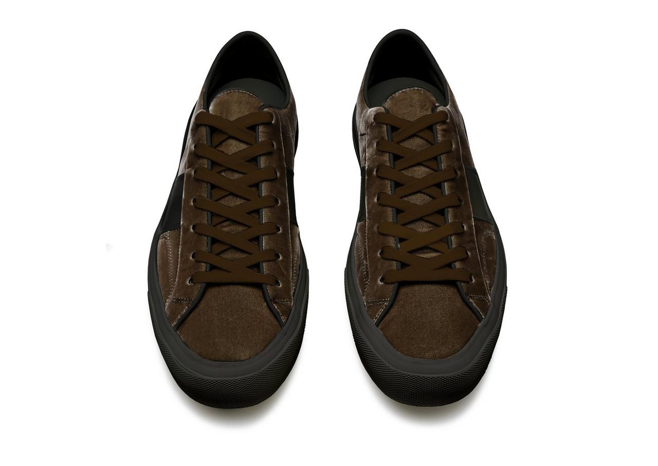 VELVET CAMBRIDGE SNEAKERS | Tom Ford Fashion