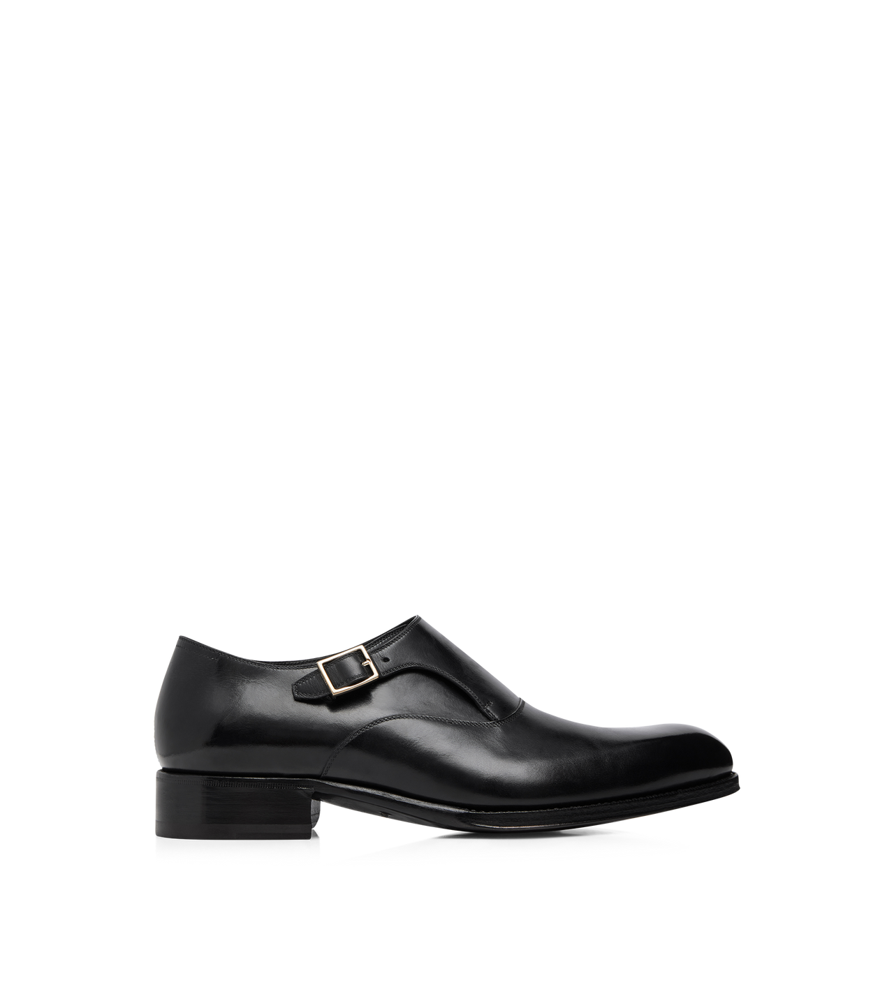 LEATHER EDGAR SINGLE MONK STRAP