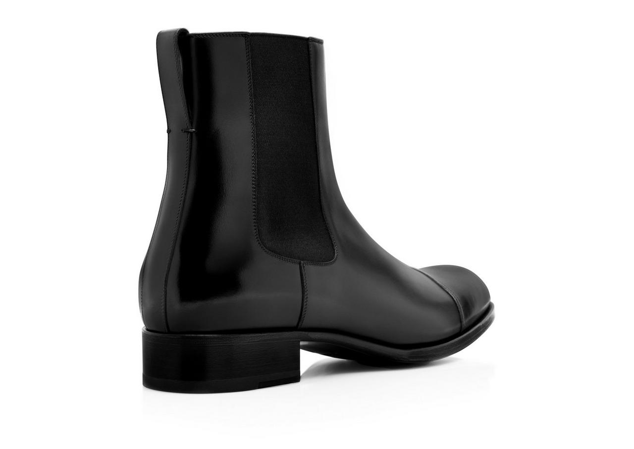 BURNISHED LEATHER EDGAR CHELSEA BOOT image number 2