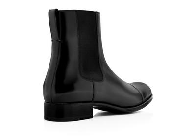 BURNISHED LEATHER EDGAR CHELSEA BOOT image number 2