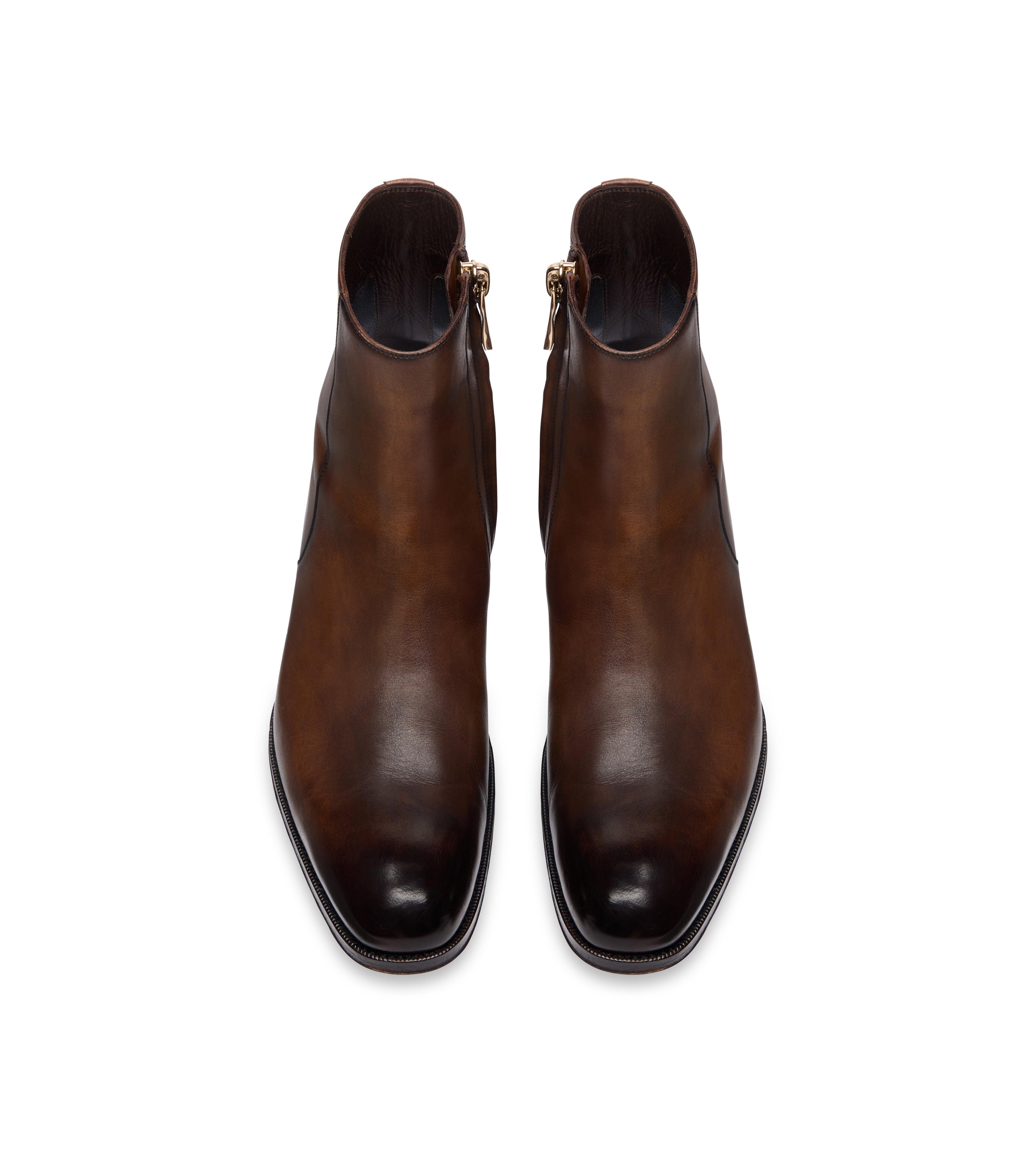 Leather hotsell half boots