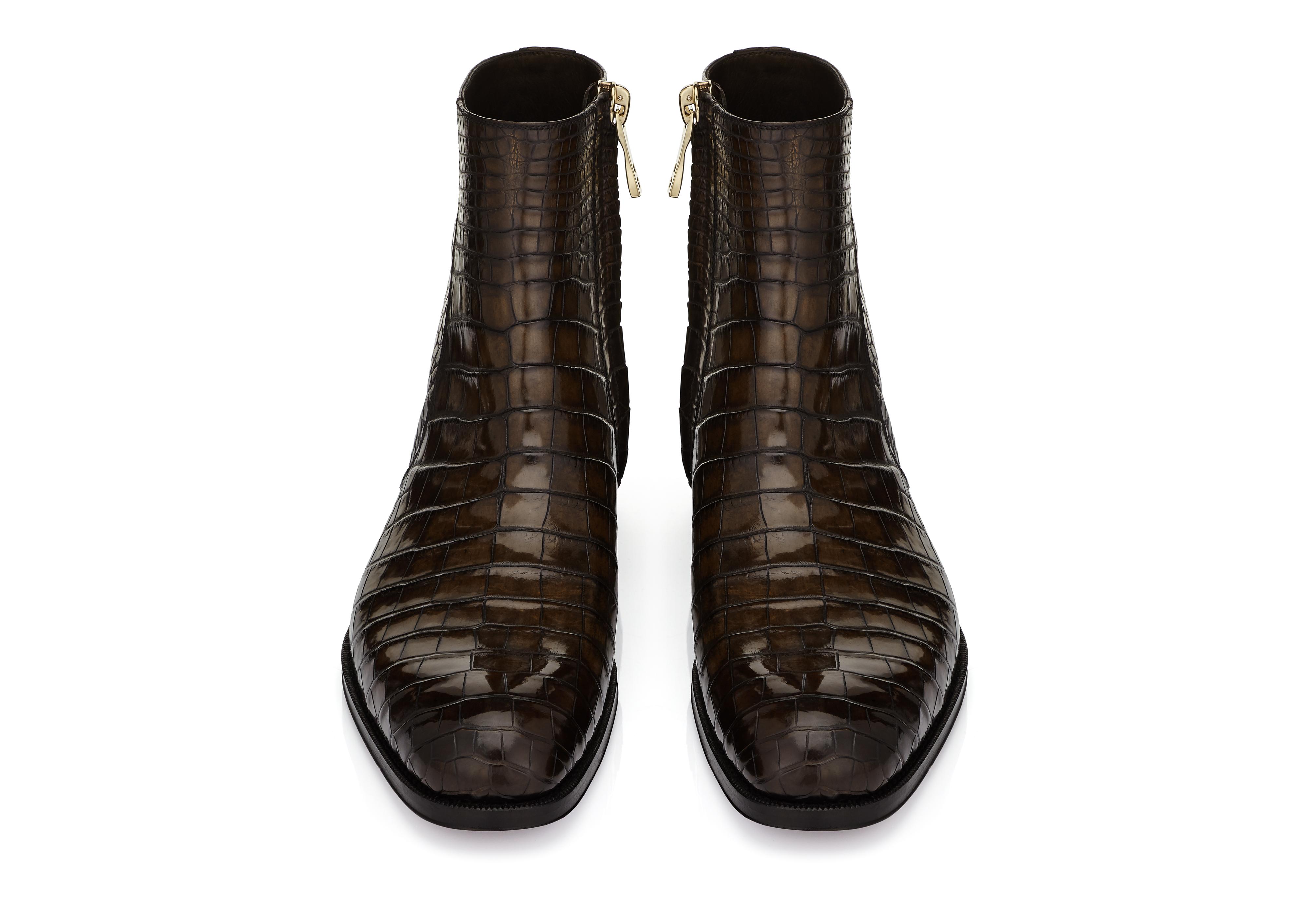 Tom ford store crocodile boots