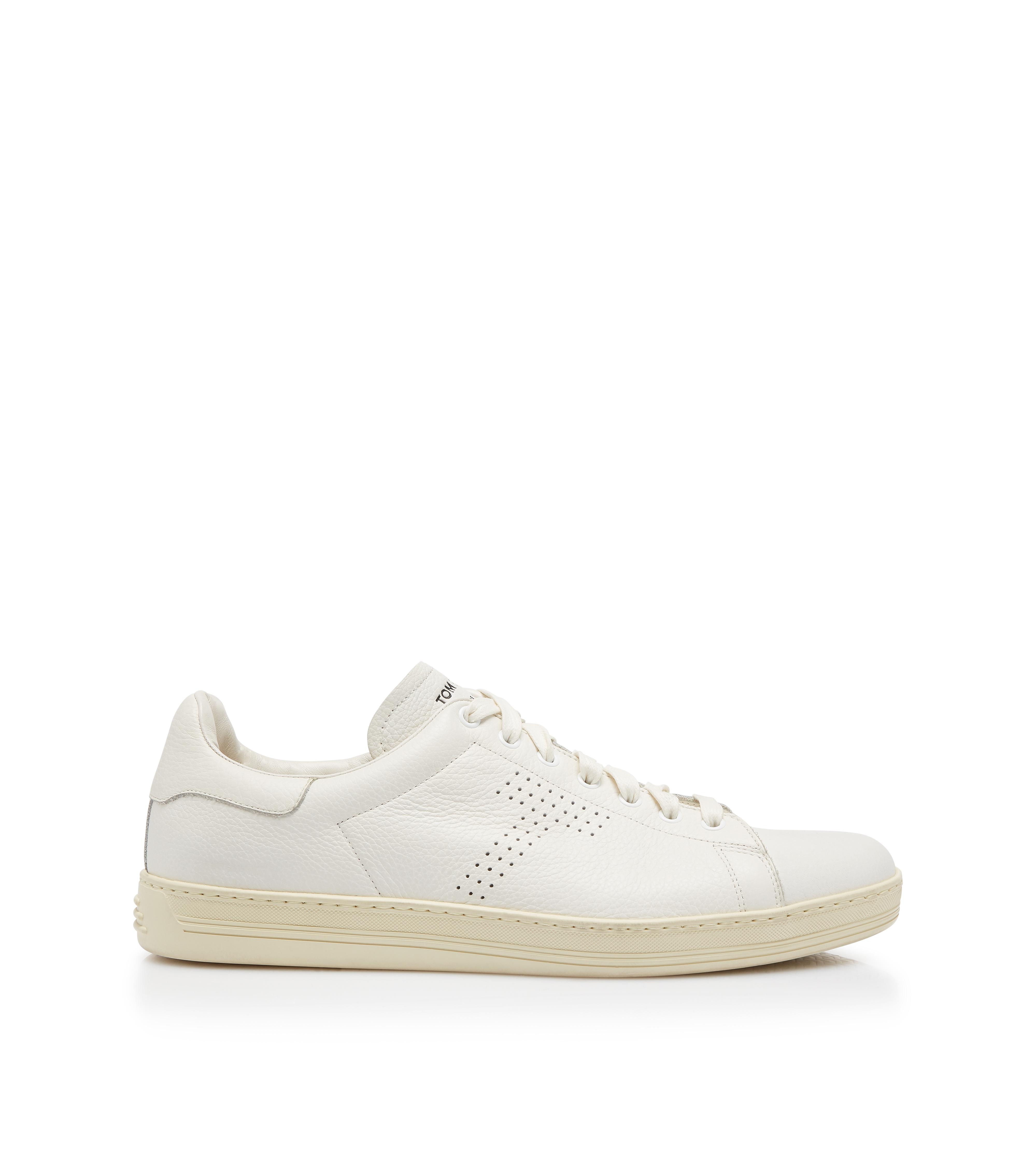 WARWICK GRAINED LEATHER SNEAKER