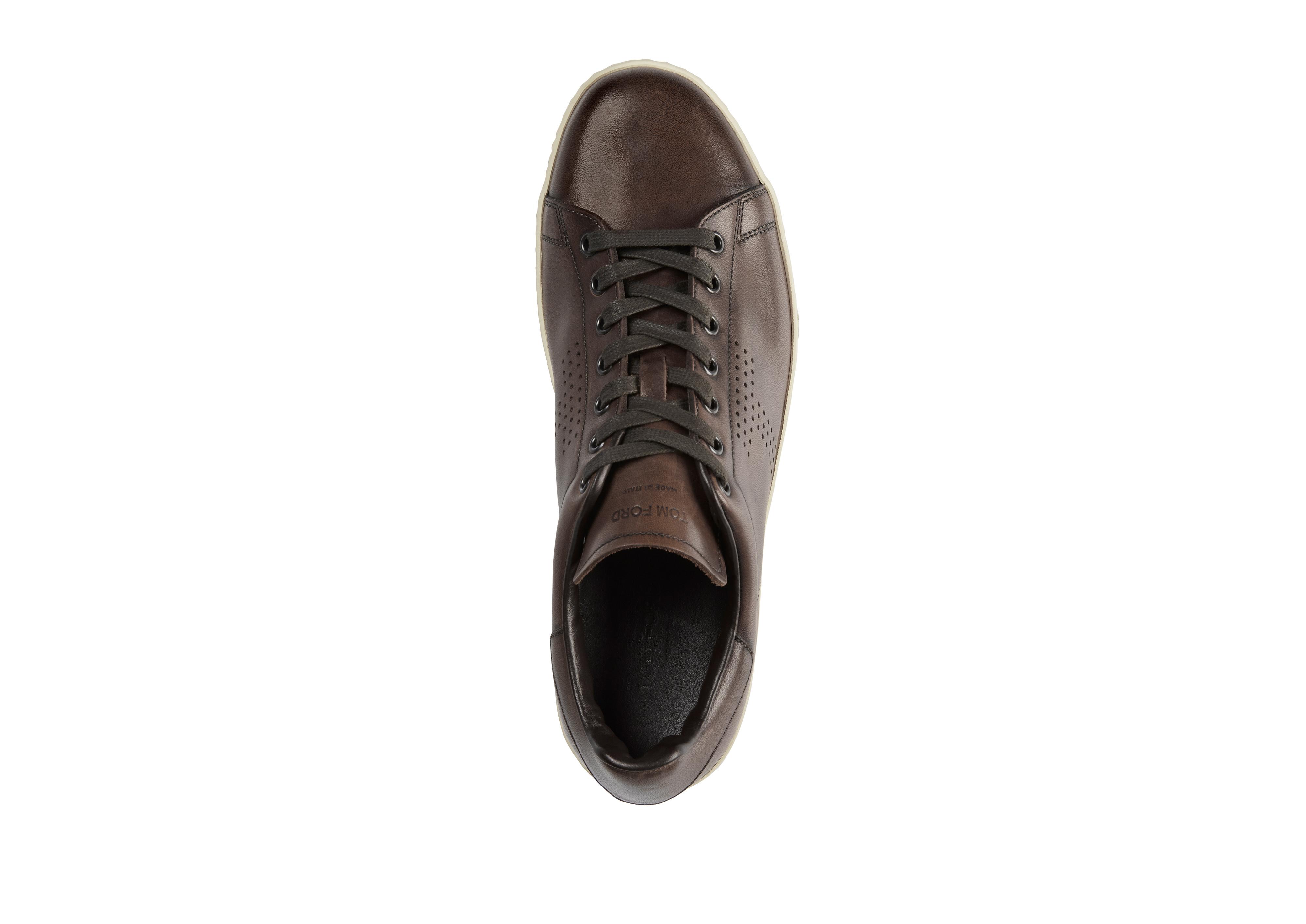 スニーカー WARWICK SNEAKERS WARWICK BURNISHED LEATHER SNEAKERS | Tom Ford Fashion