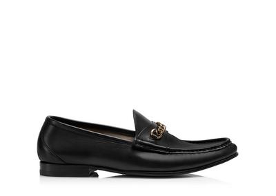 LEATHER YORK CHAIN LOAFERS image number 0