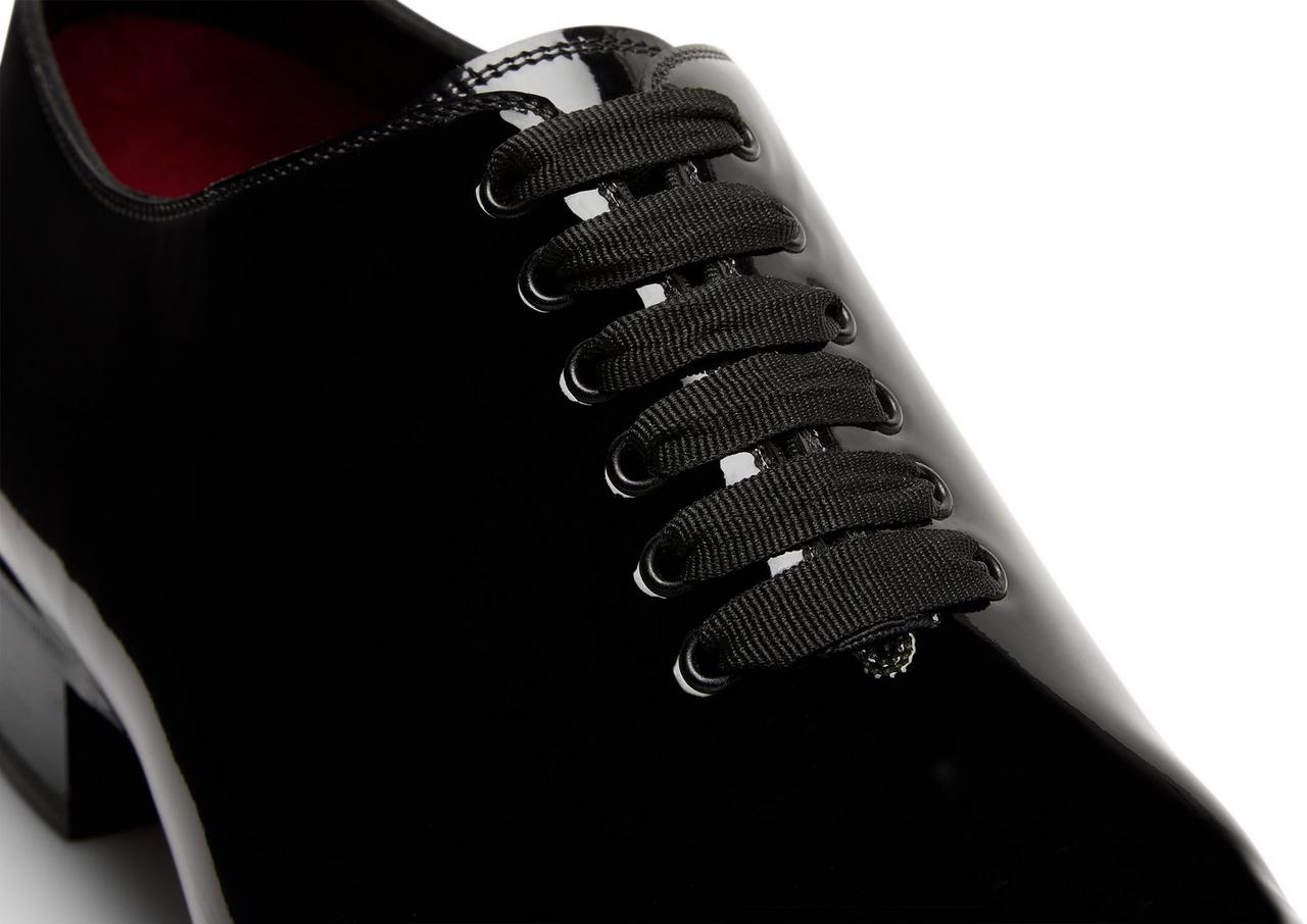 PATENT LEATHER ELKAN LACE UP image number 4