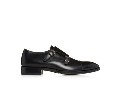 BURNISHED LEATHER ELKAN MONK STRAP