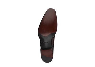 BURNISHED LEATHER ELKAN MONK STRAP image number 3