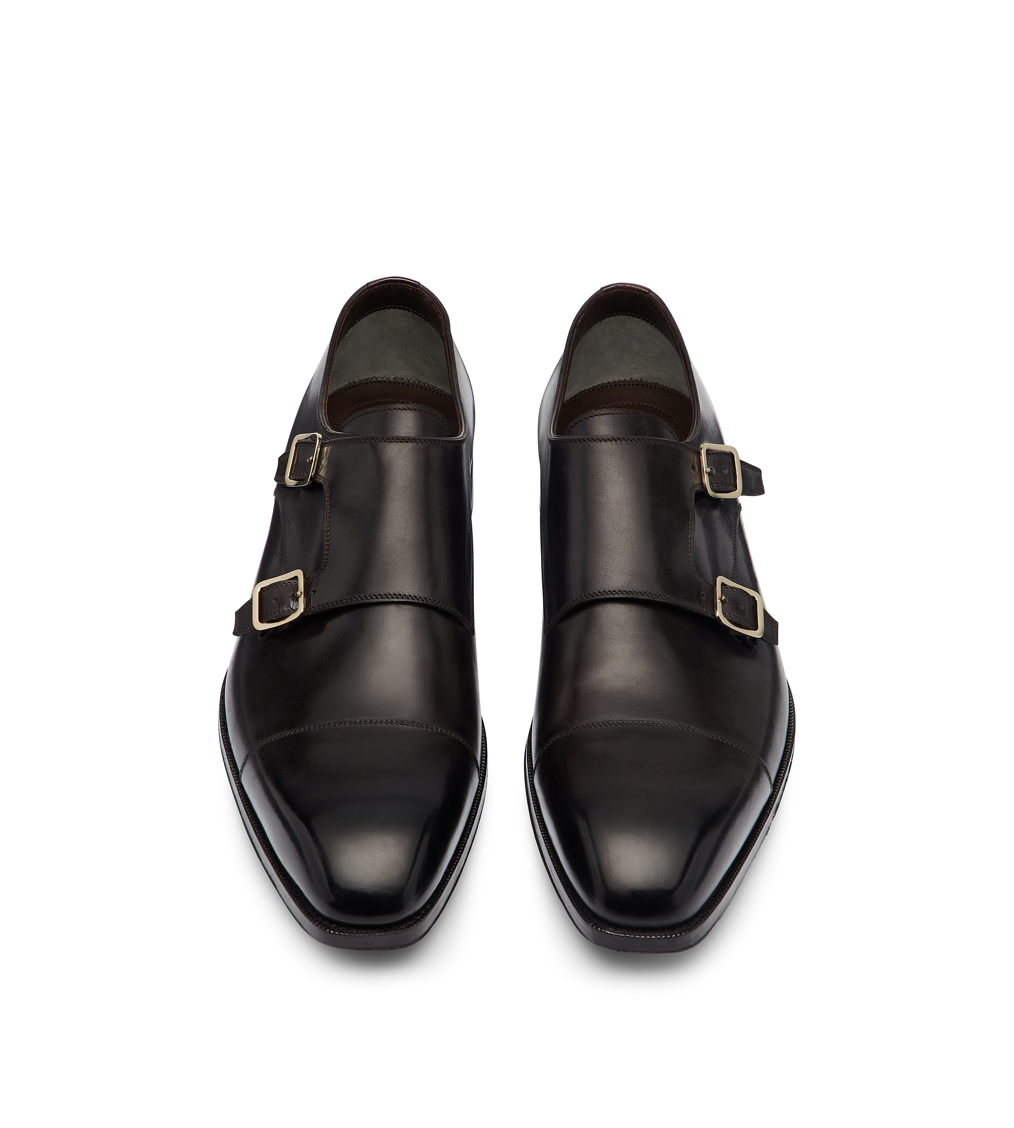 BURNISHED LEATHER ELKAN MONK STRAP