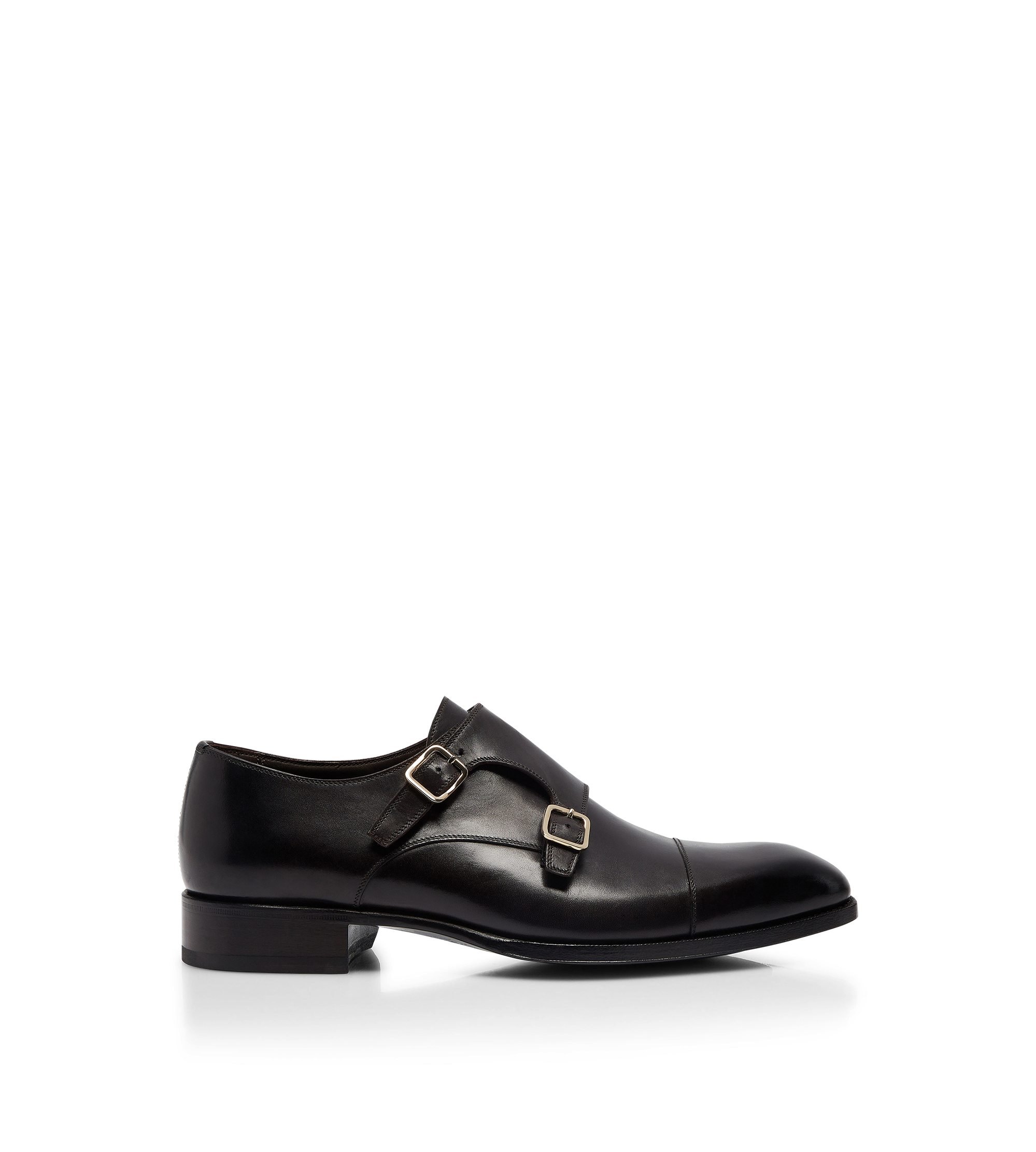 BURNISHED LEATHER ELKAN MONK STRAP