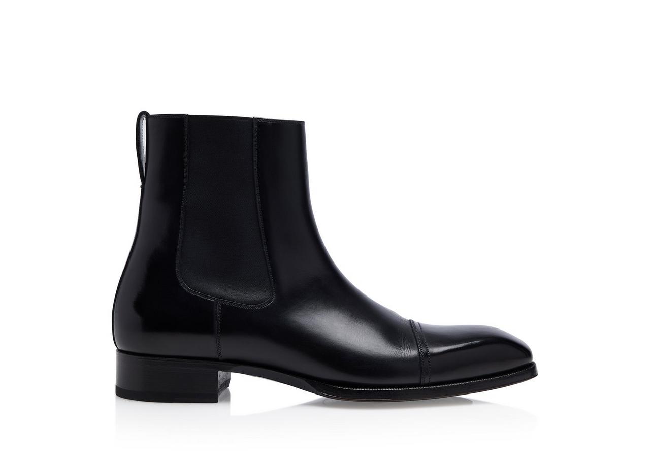 ELKAN LEATHER CHELSEA BOOTS image number 0