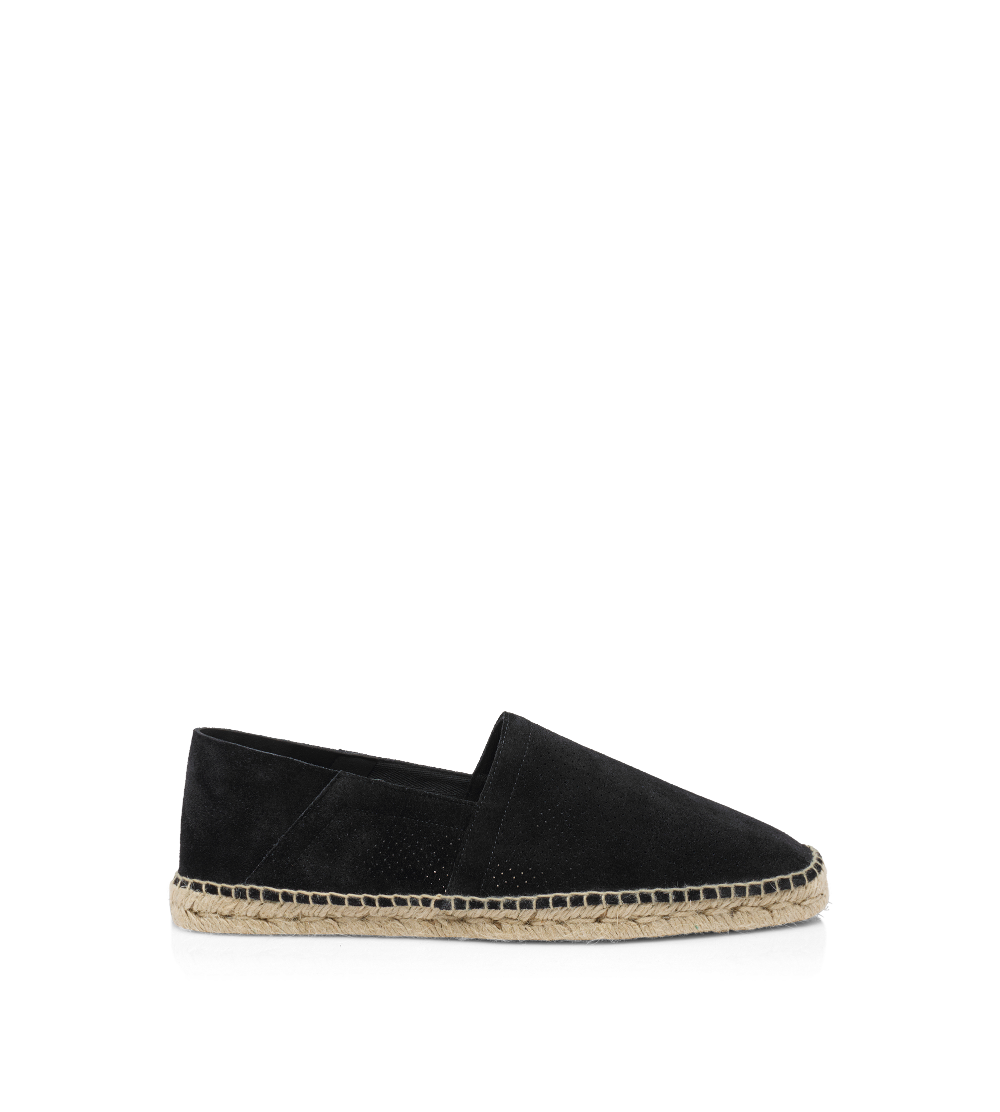 PERFORATED SUEDE BARNES ESPADRILLE