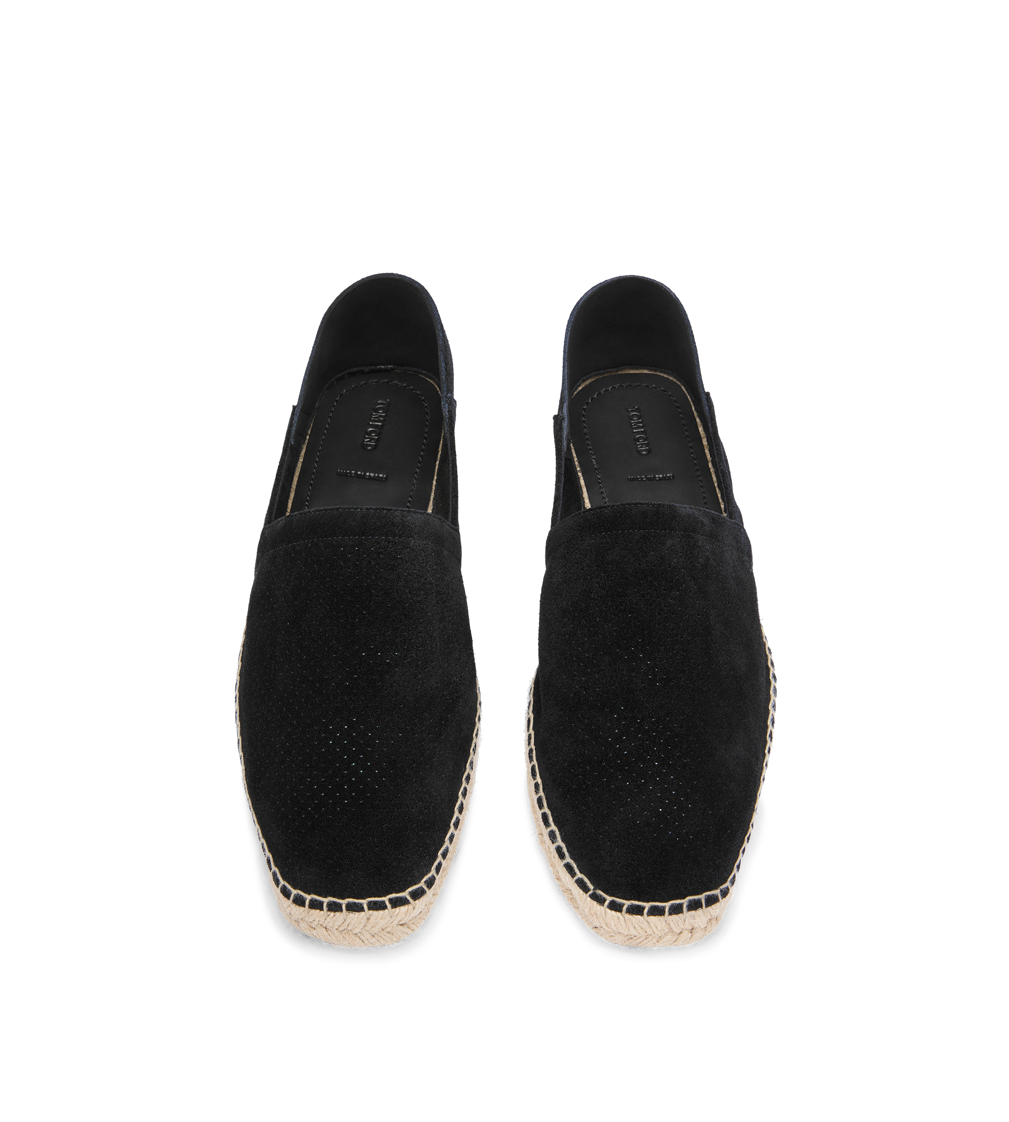 PERFORATED SUEDE BARNES ESPADRILLE