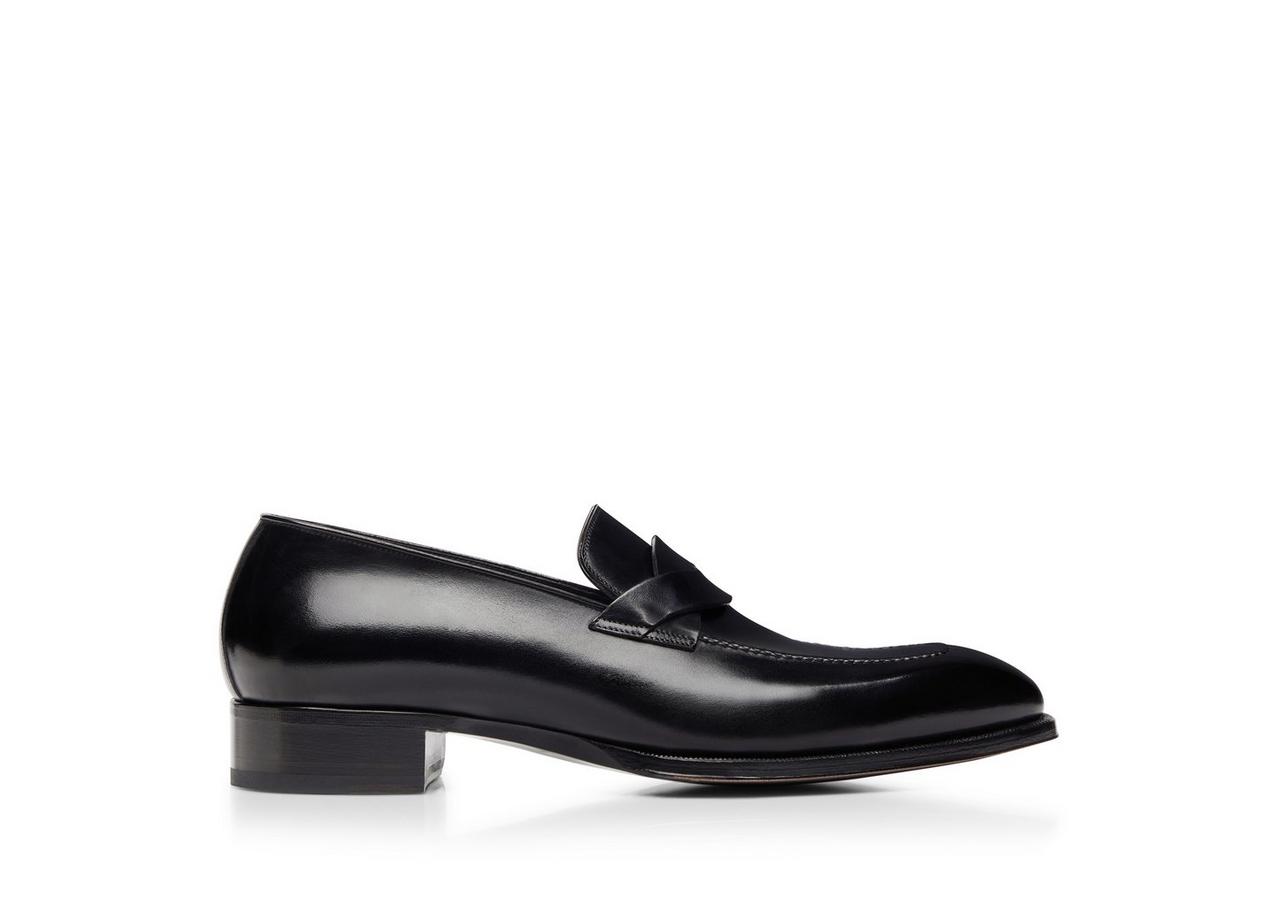 BURNISHED LEATHER ELKAN TWISTED BAND LOAFER image number 0