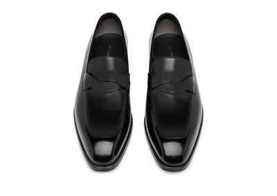 BURNISHED LEATHER ELKAN TWISTED BAND LOAFER image number 1