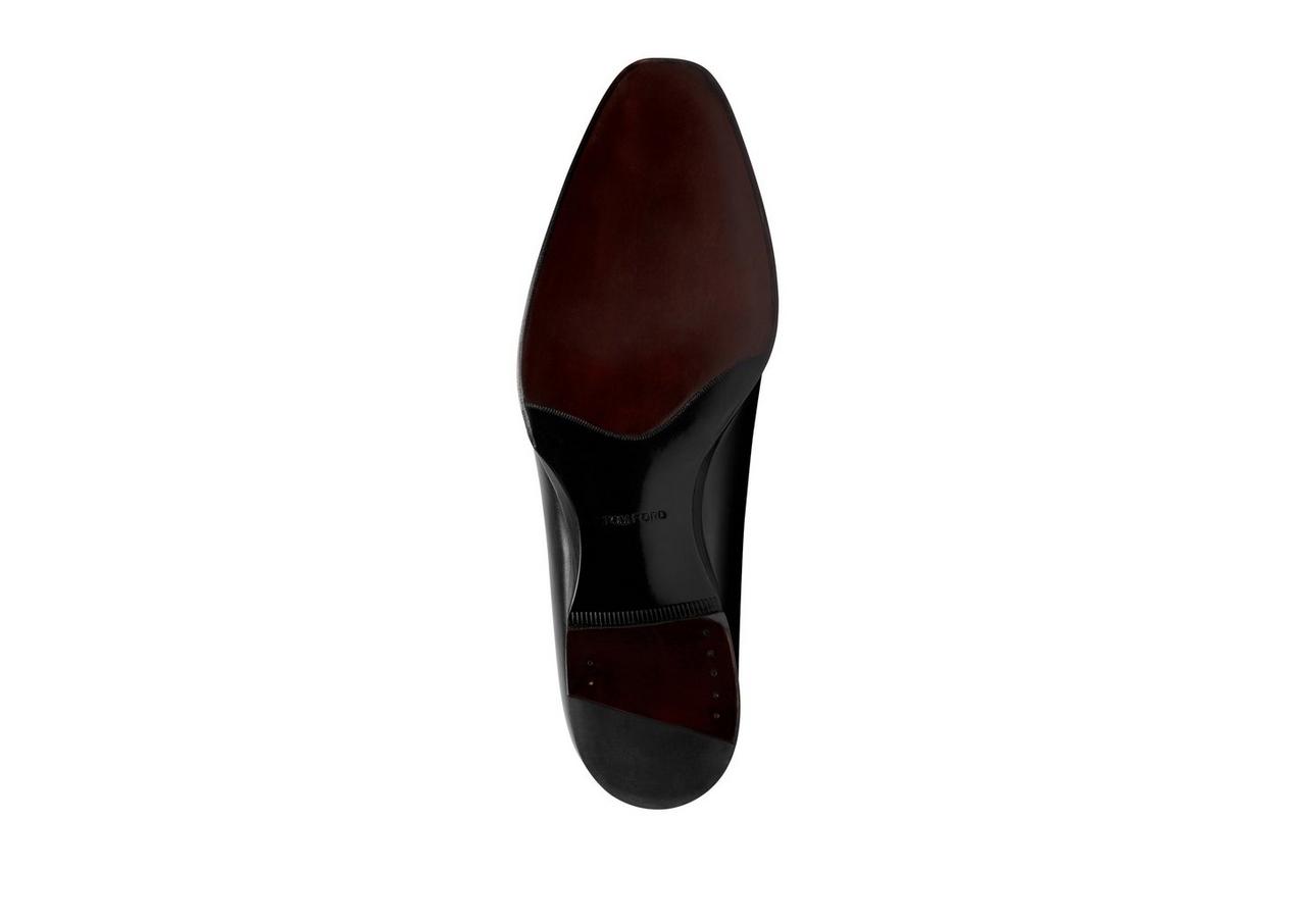 BURNISHED LEATHER ELKAN TWISTED BAND LOAFER image number 3