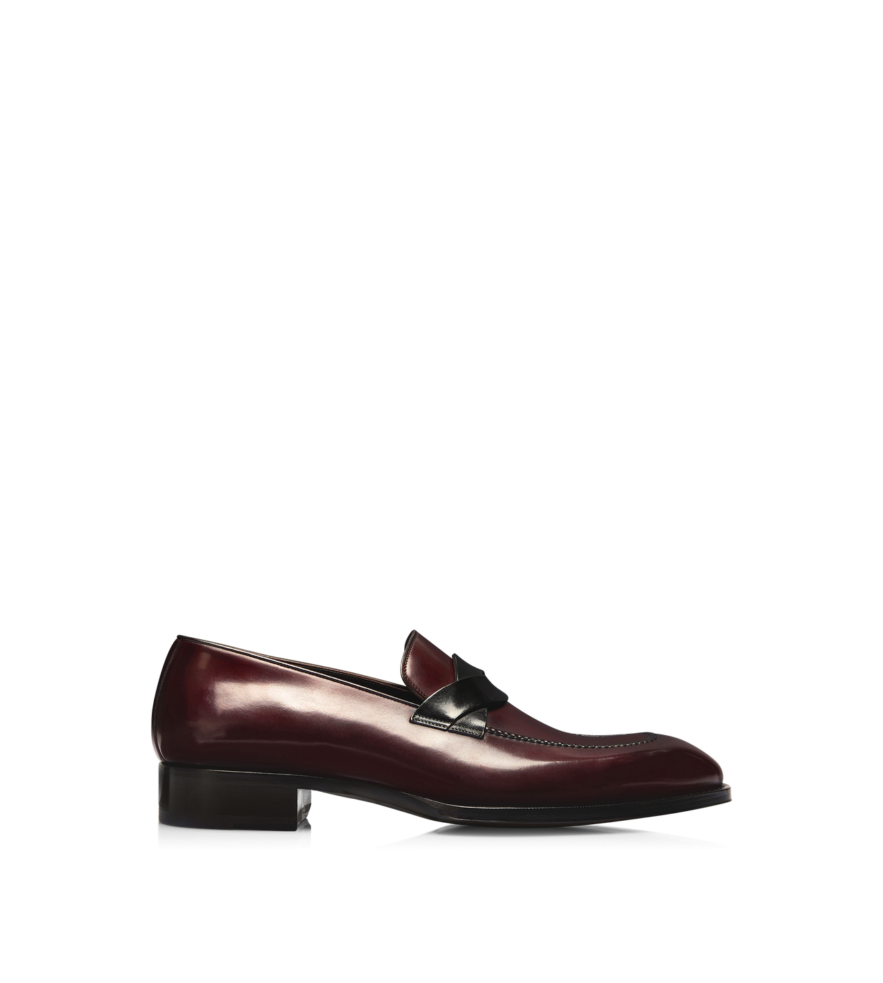 BURNISHED LEATHER ELKAN TWISTED BAND LOAFER image number 0