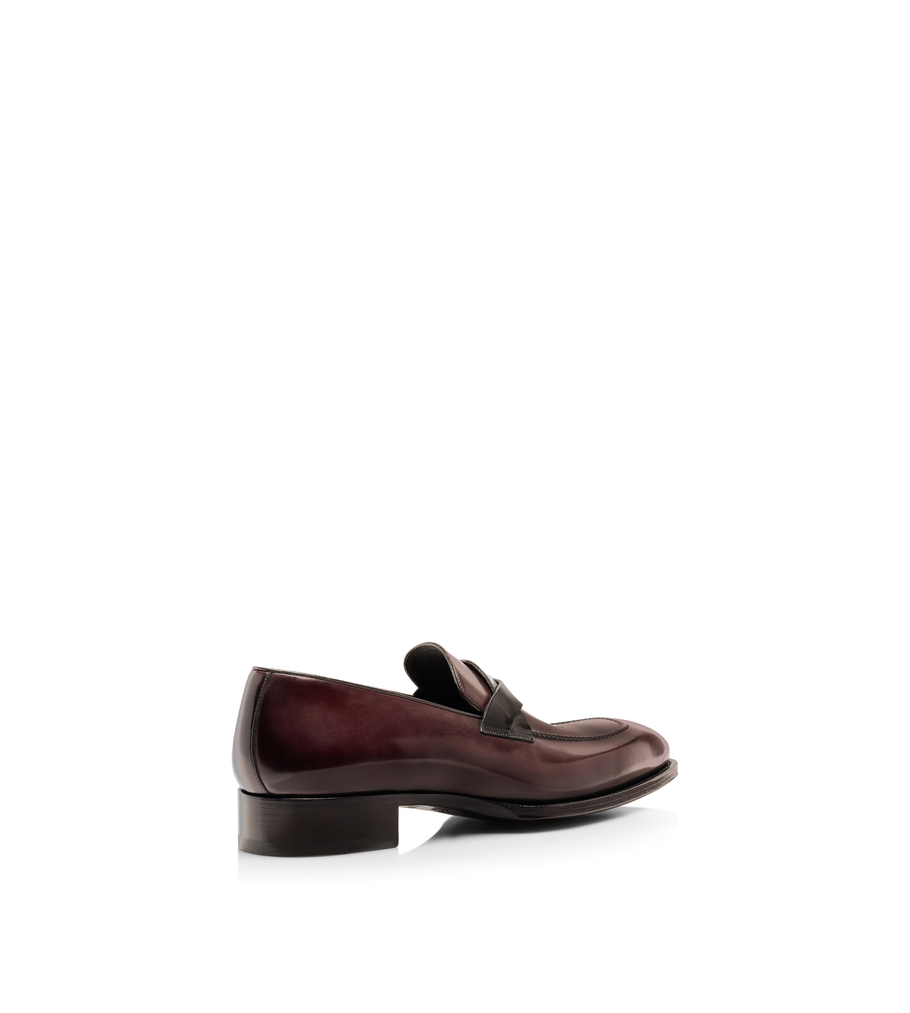 BURNISHED LEATHER ELKAN TWISTED BAND LOAFER image number 2