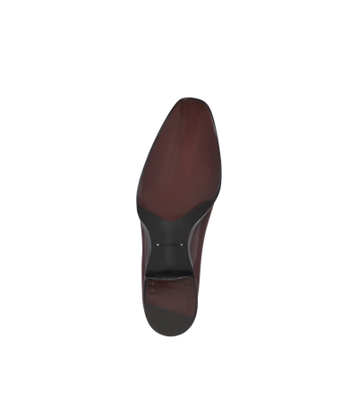 BURNISHED LEATHER ELKAN TWISTED BAND LOAFER image number 3