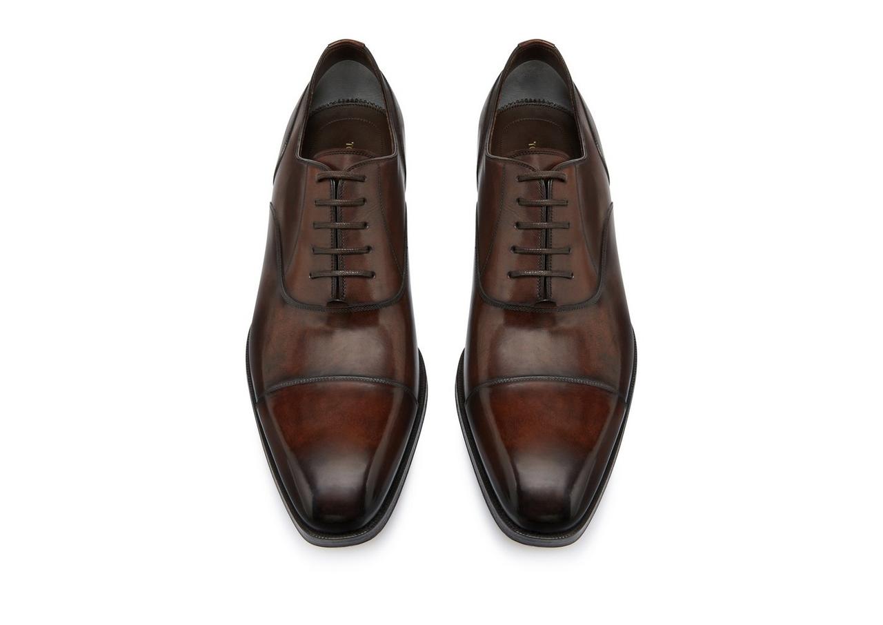 BURNISHED LEATHER ELKAN LACE UP image number 1