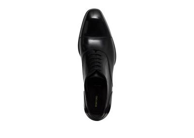 SMOOTH LEATHER ELKAN CAP TOE LACE UPS image number 1