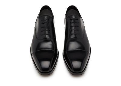 SMOOTH LEATHER ELKAN CAP TOE LACE UPS image number 2