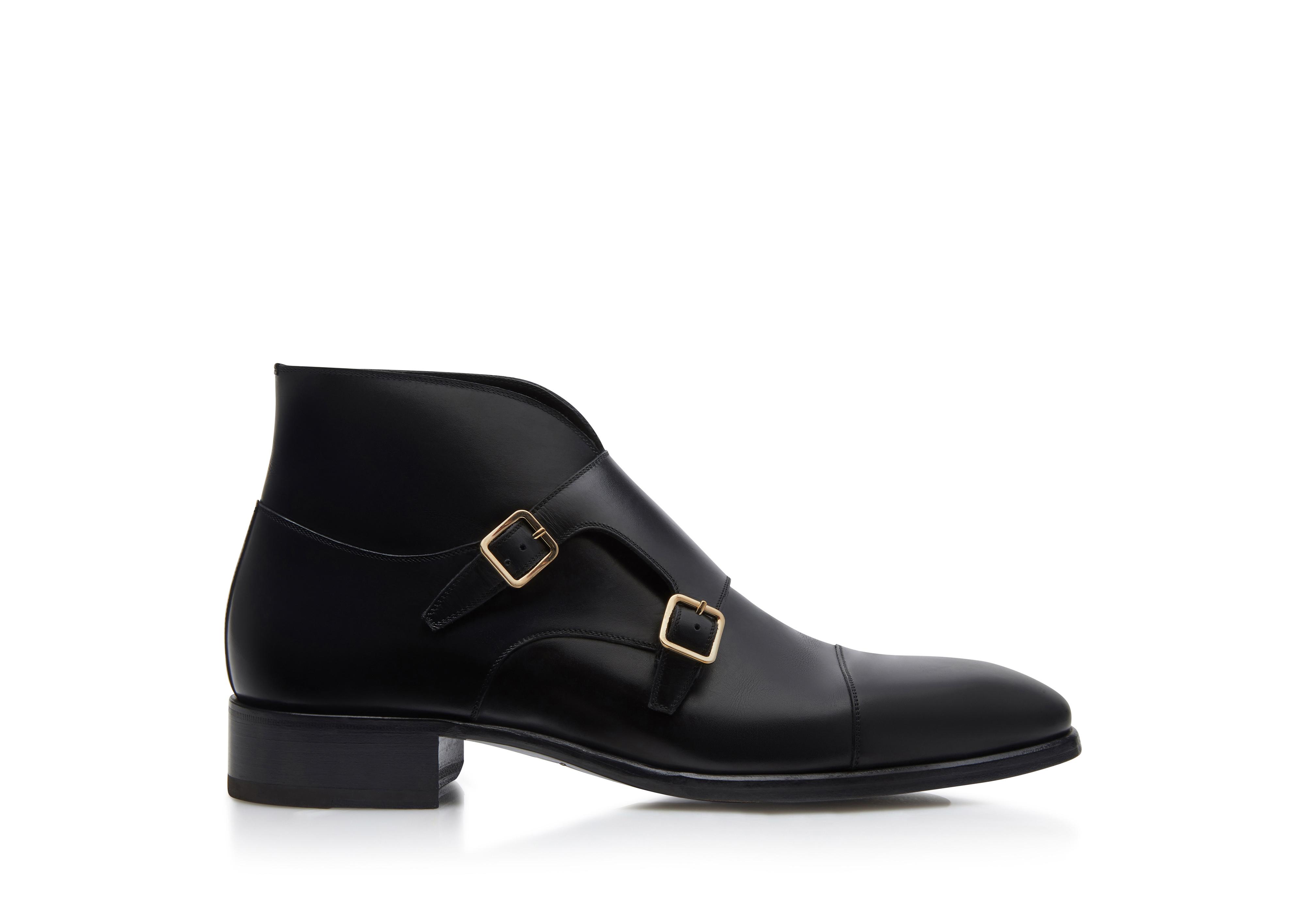 Double monk store strap boots