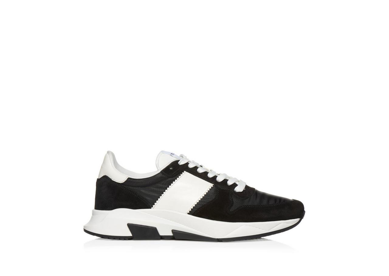 NYLON AND SUEDE JAGGA SNEAKER