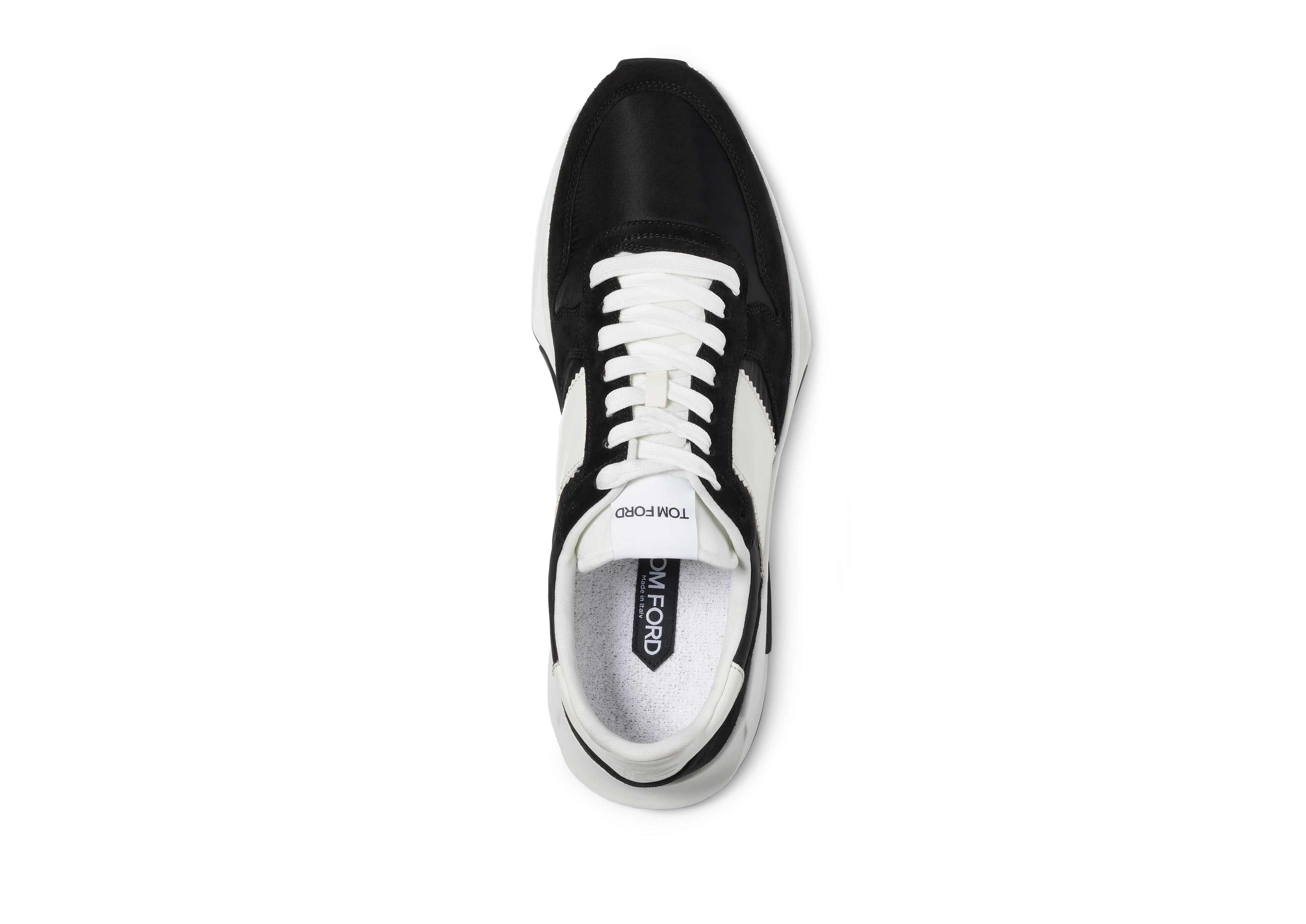 NYLON AND SUEDE JAGGA SNEAKER | Tom Ford Fashion