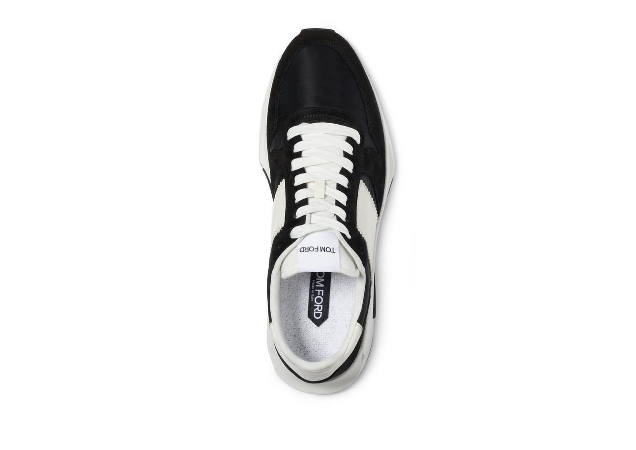 NYLON AND SUEDE JAGGA SNEAKER | Tom Ford Fashion
