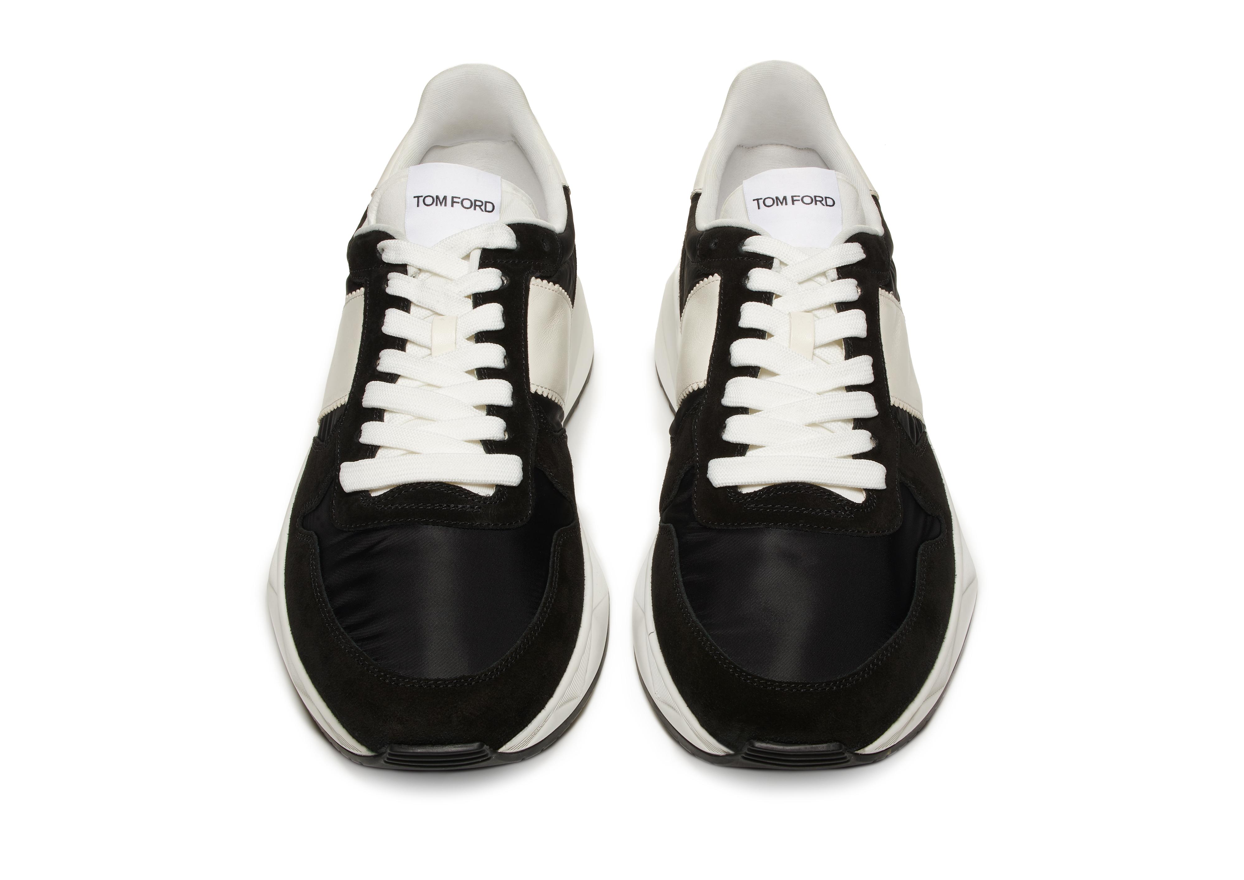 【関税込み】TOM FORD グレー Jagga スニーカー TOM FORD: ブラック＆グレー Jagga スニーカー | SSENSE 日本