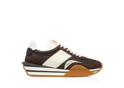 SUEDE TECHNICAL FABRIC JAMES SNEAKER image number 0
