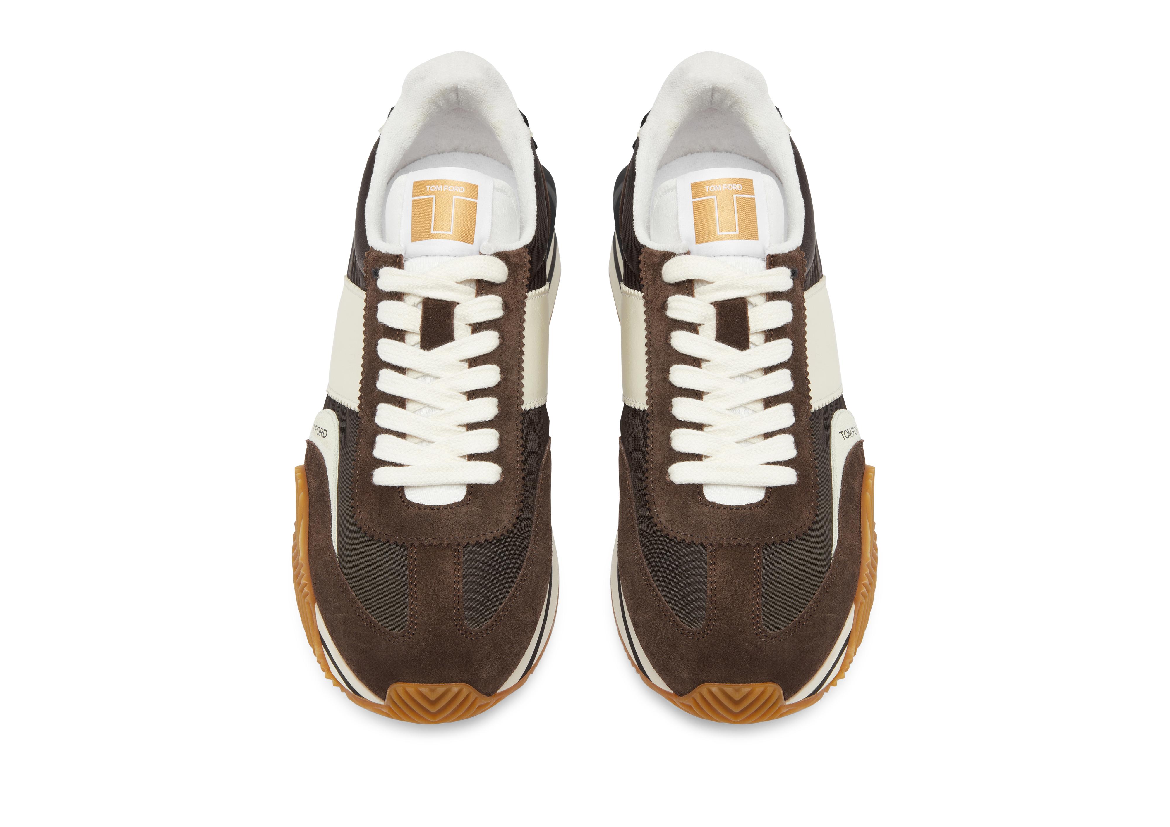 SUEDE TECHNICAL FABRIC JAMES SNEAKER