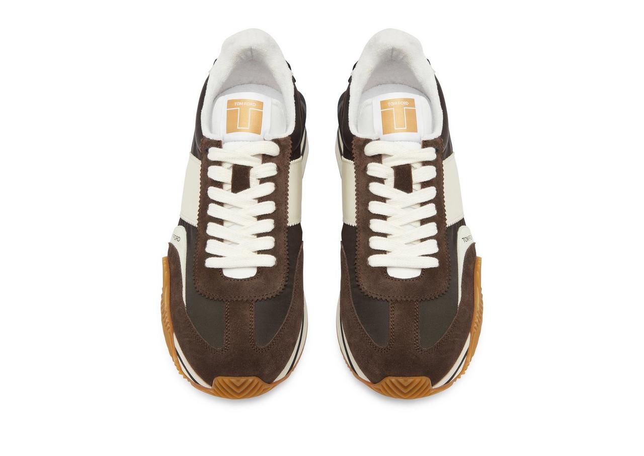 SUEDE TECHNICAL FABRIC JAMES SNEAKER image number 1