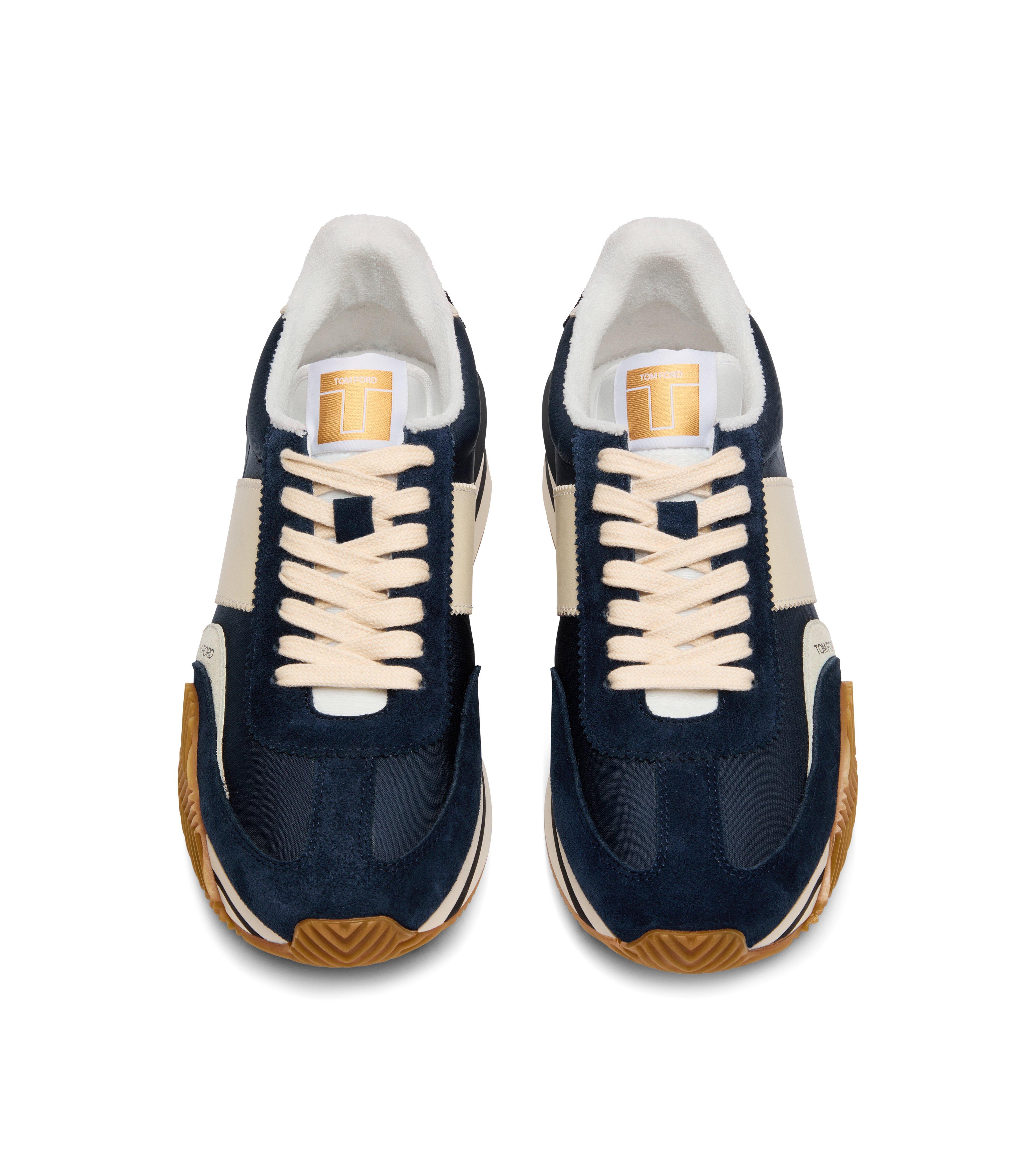 SUEDE TECHNICAL FABRIC JAMES SNEAKER