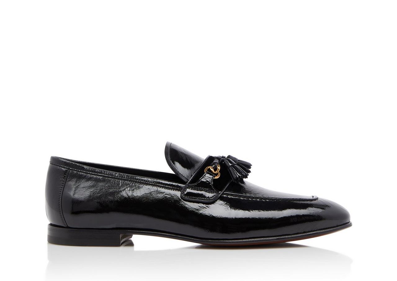GLOSSY PATENT SEAN TASSEL LOAFER image number 0