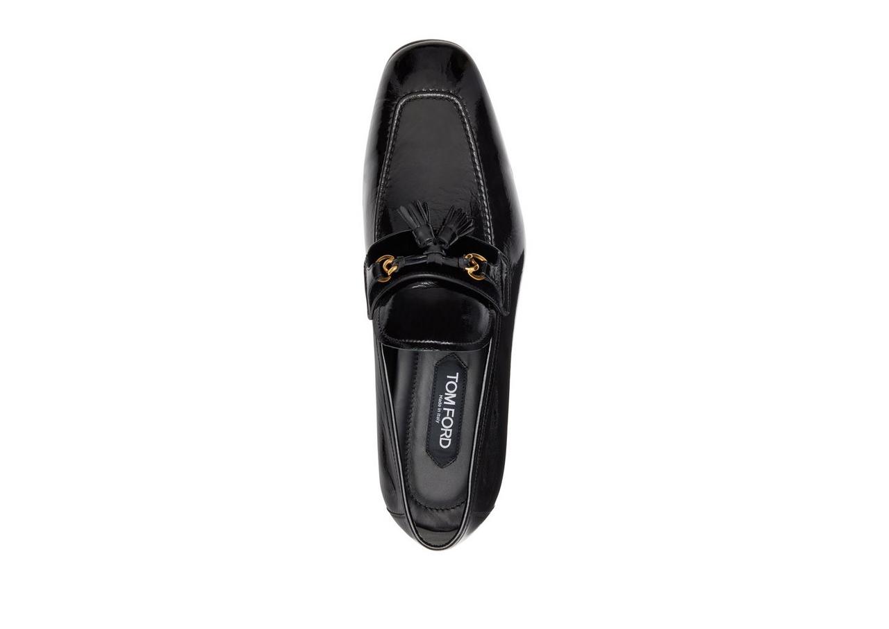 GLOSSY PATENT SEAN TASSEL LOAFER image number 1