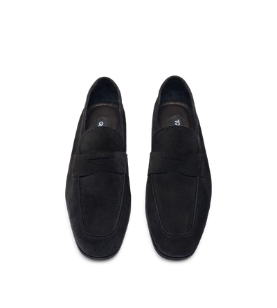 SUEDE SEAN TWISTED BAND LOAFER image number 1