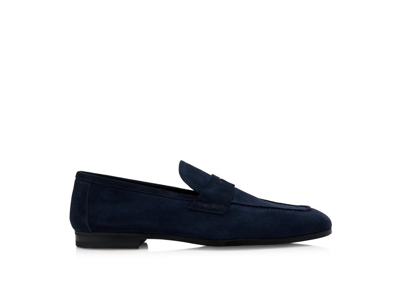 SUEDE SEAN TWISTED BAND LOAFER image number 0