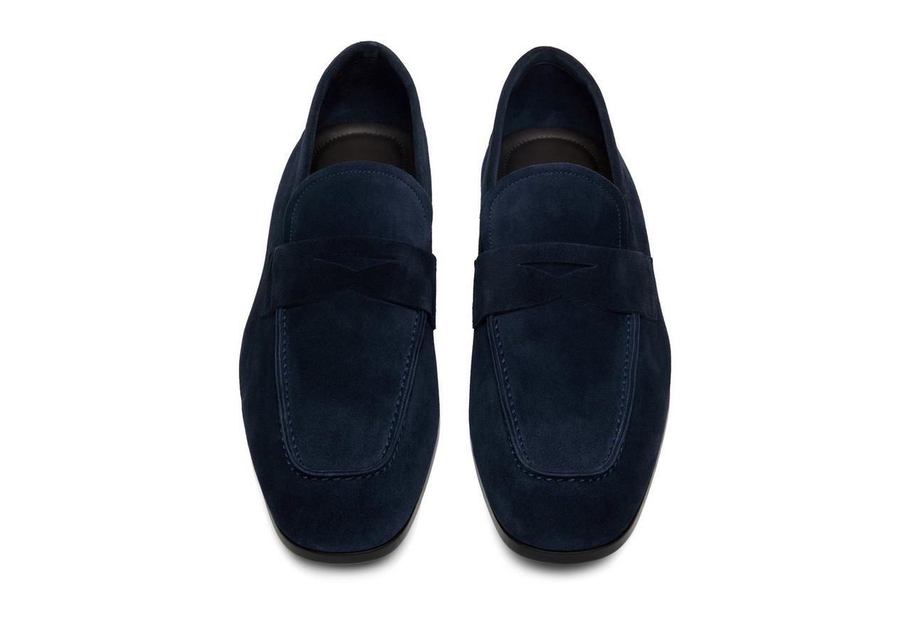 SUEDE SEAN TWISTED BAND LOAFER image number 1