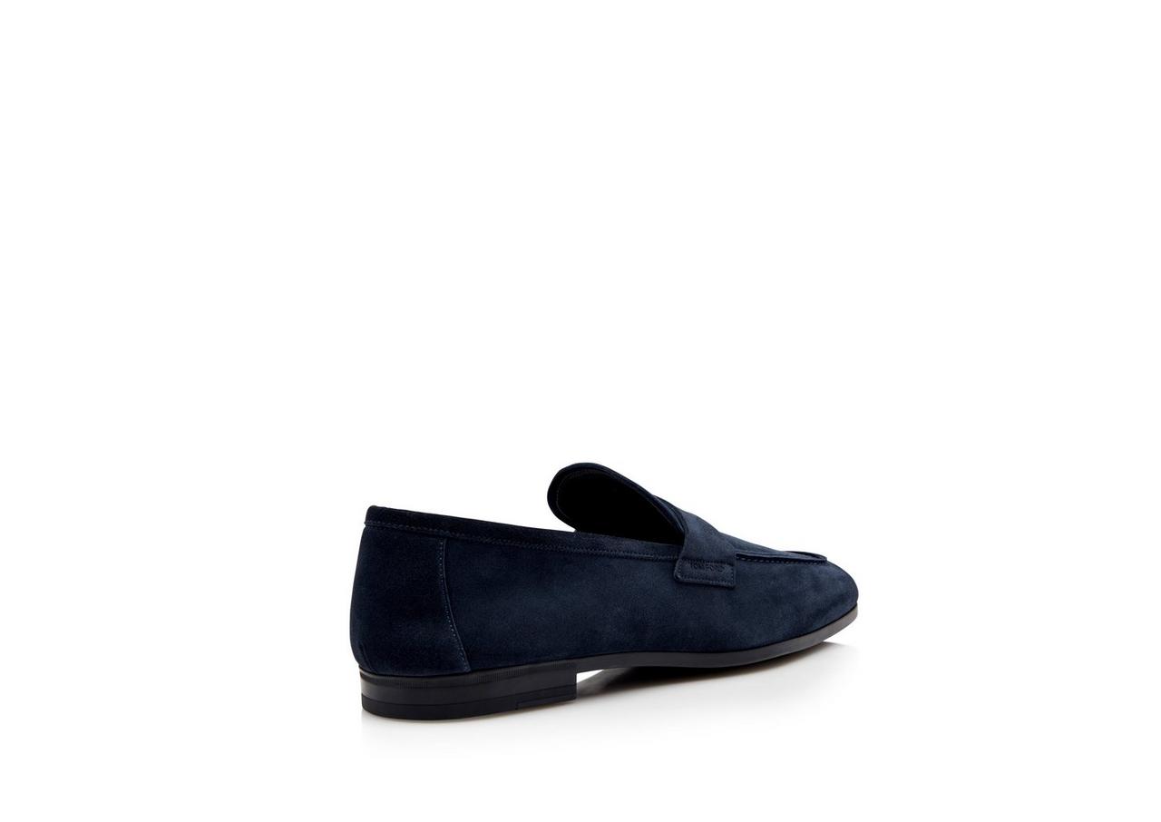 SUEDE SEAN TWISTED BAND LOAFER image number 2