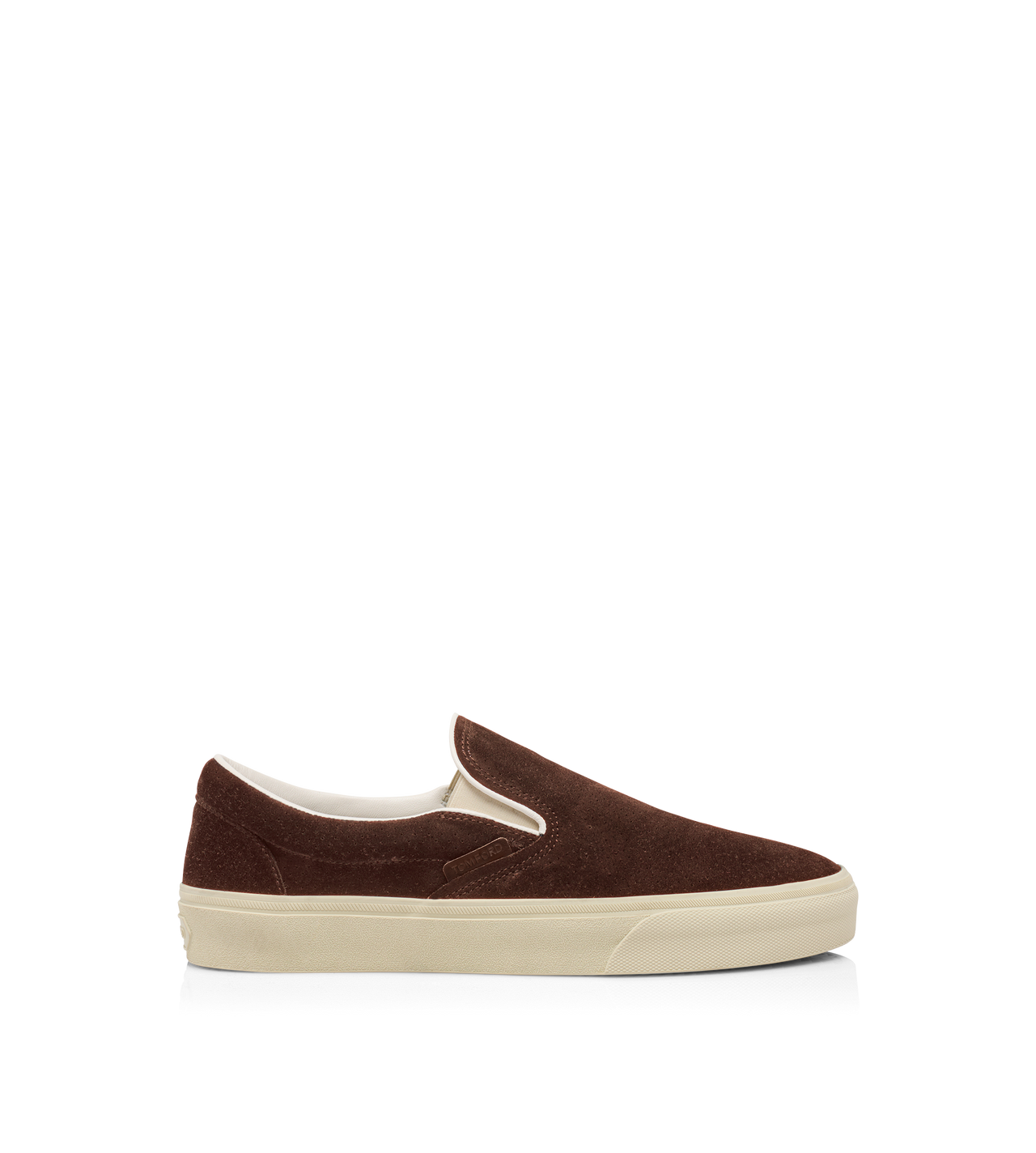 PERFORATED SUEDE JUDE SLIP ON SNEAKER image number 0