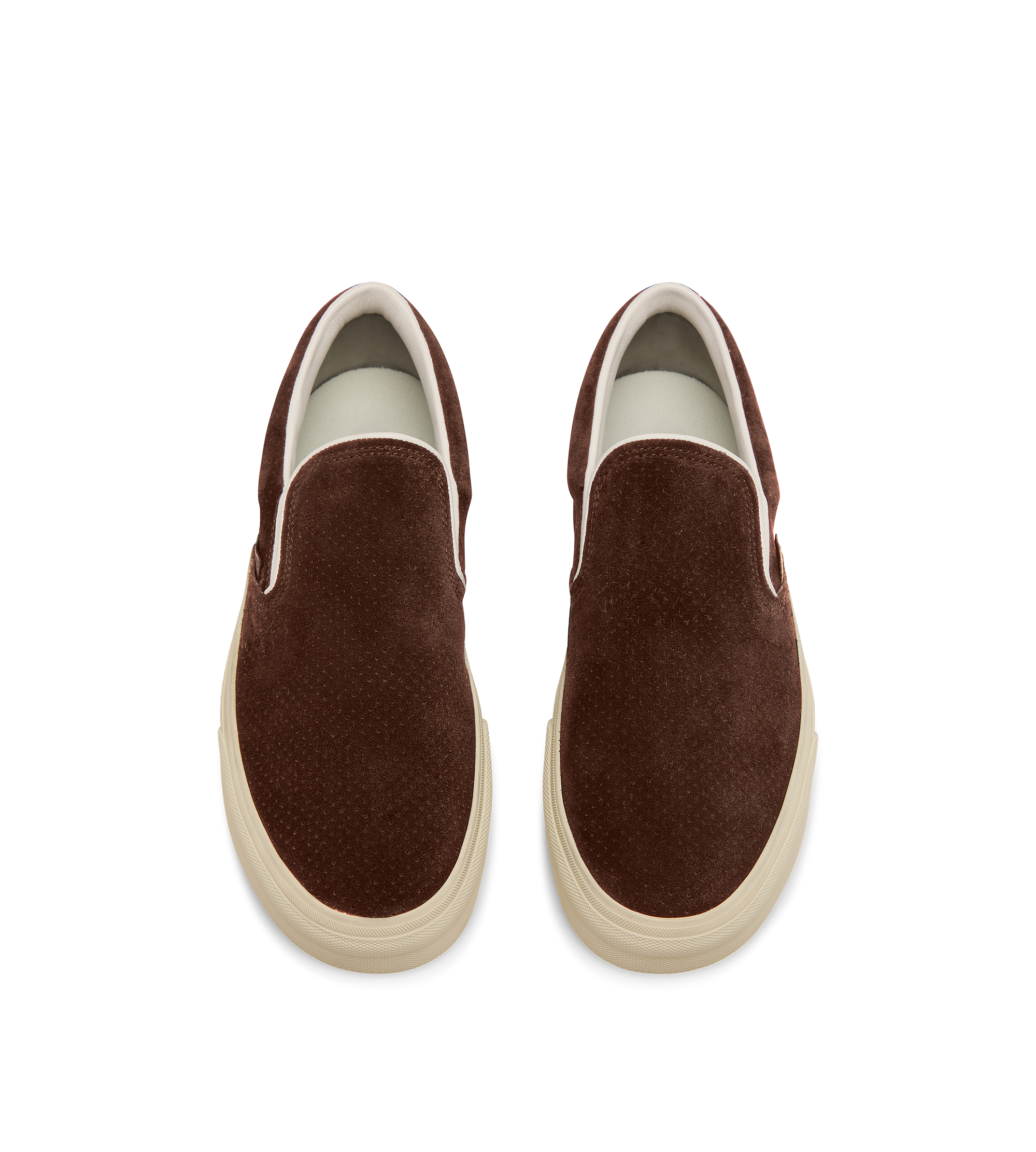 PERFORATED SUEDE JUDE SLIP ON SNEAKER