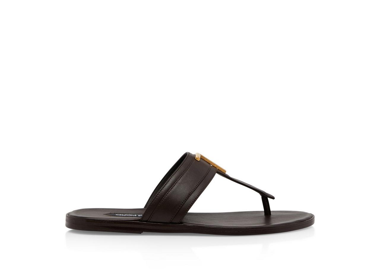 SMOOTH LEATHER BRIGHTON SANDAL image number 0