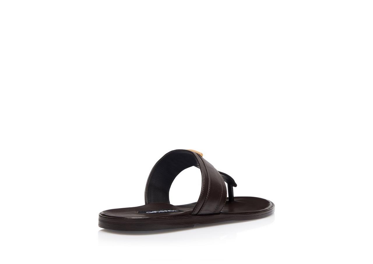 SMOOTH LEATHER BRIGHTON SANDAL image number 2