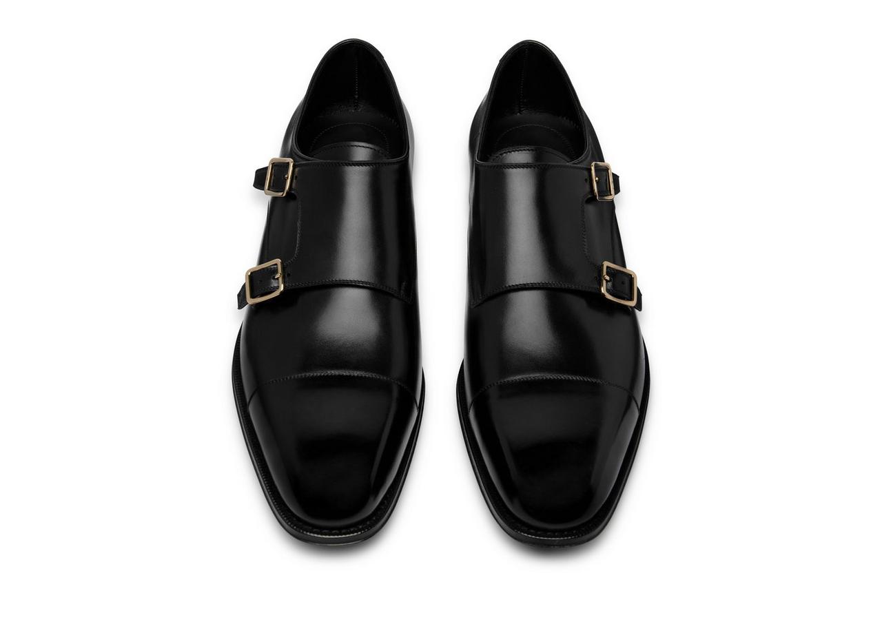 LEATHER CLAYDON MONK STRAP