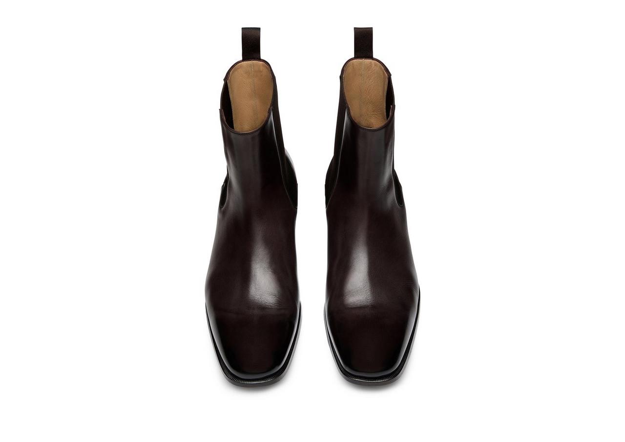 BURNISHED LEATHER ALEC CHELSEA BOOT image number 2